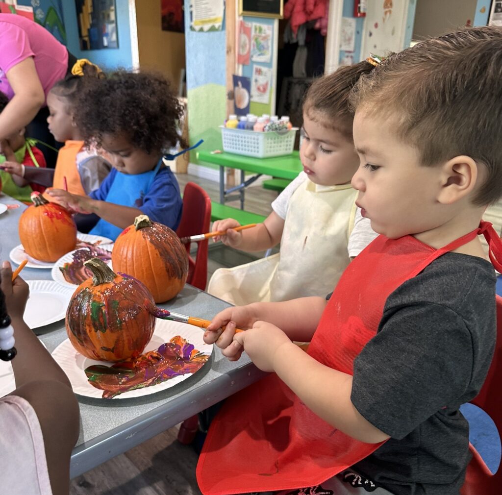 Activity Kids Painting at Kids N Colors Daycare