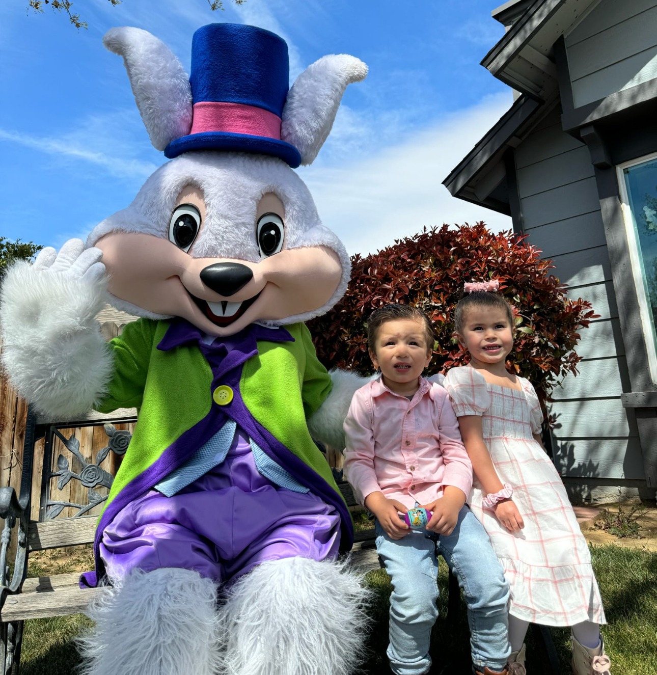 Easter Bunny at Daycare