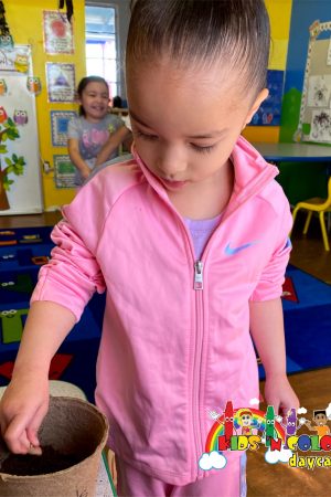 Planting at daycare 2