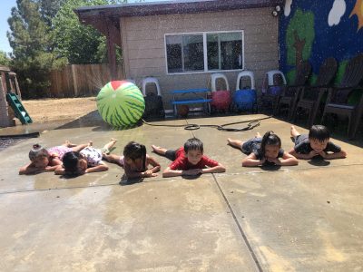 daycare kids Get Wet